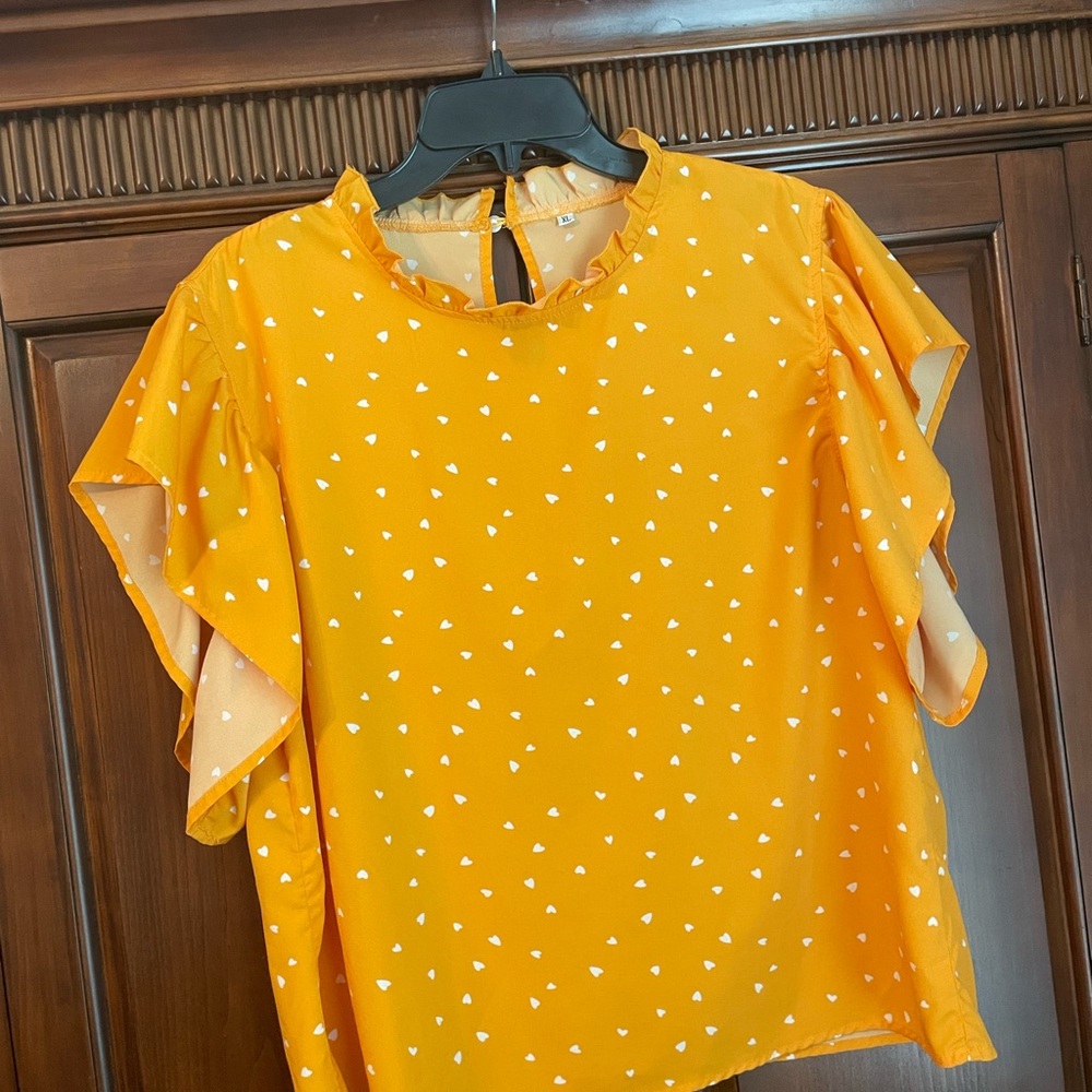 Yellow blouse